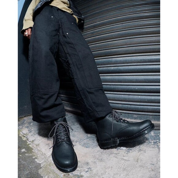 Dr. Martens 939 Trinity Waterproof Black Lace Up Boots Leather Men 8 / 41 NEW main image 7